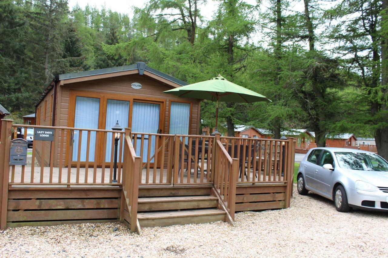 Lazy Days Lodge Glendevon Exterior photo